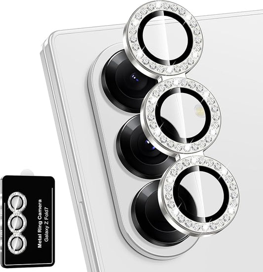 for Samsung Galaxy Z Fold 7 Camera Lens Protector, Individual Metal Ring by Btscase