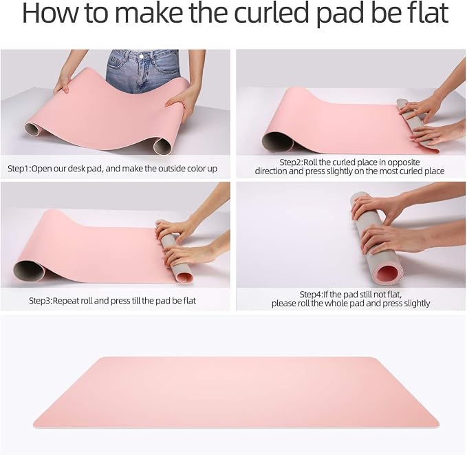 YSAGI Dual-Sided Desk Pad Protector, Desk Mat - Image 7