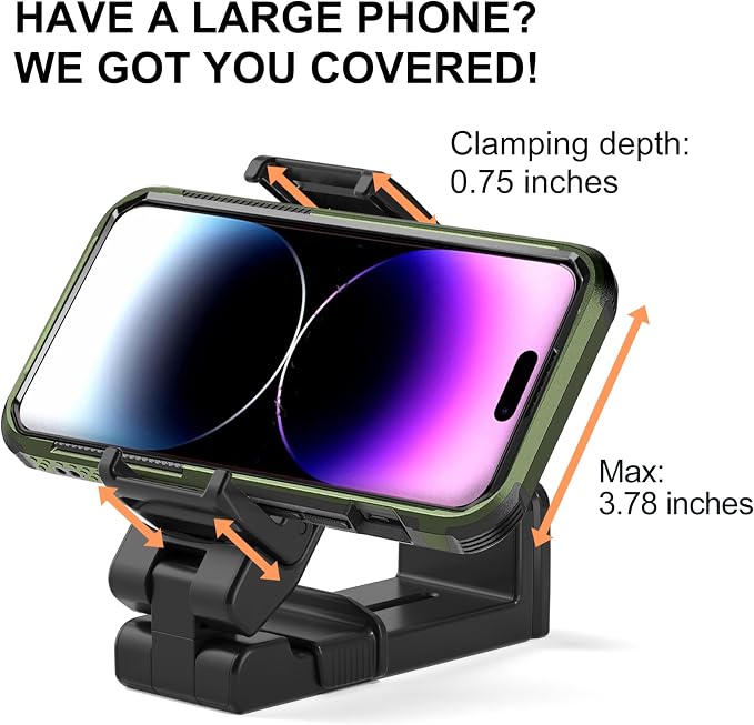 Perilogics 2025 Upgraded Travel Essentials Must Haves Airplane Phone Holder - Image 8