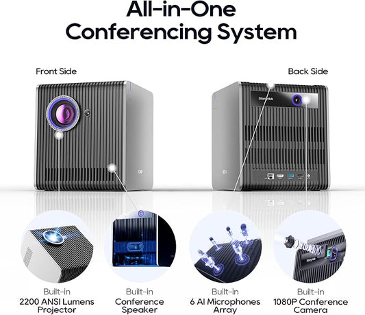 CZUR StarryHub Video Conferencing System, 2200 ANSI Lumens Short Throw - Image 2