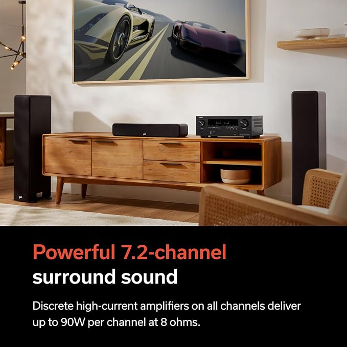 Denon AVR-S970H 8K Ultra HD 7.2 Channel AV Receiver - Image 5