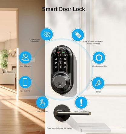 Veise RZ06 Smart Lock for Front Door - Image 4
