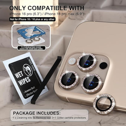 Choiche Compatible for iPhone 16 Pro/iPhone 16 Pro Max Camera Lens Protector - Image 2