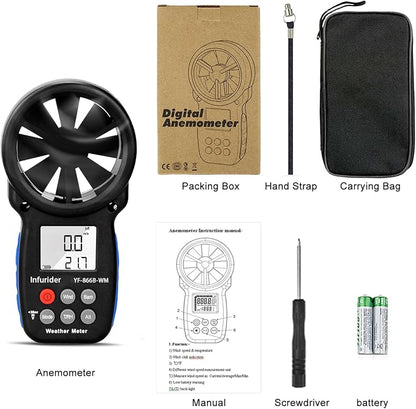 HoldPeak Handheld Anemometer Barometer, Weather Meter - Image 7