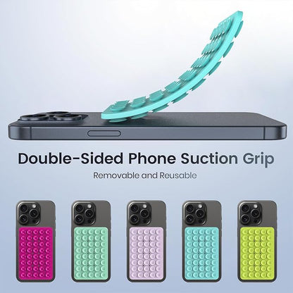 Silicone Double Sided Suction Phone Case Mount, Detachable Hands Free & Strong - Image 6