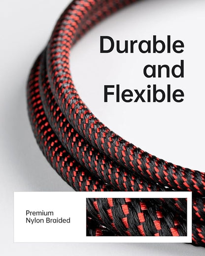 UYOUNG iPhone Charger Cable 3Pack 6FT USB to Lightning Cable Nylon Braided - Image 4