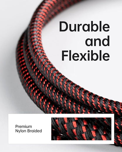 10 FT iPhone Charger 3 Pack 10 Foot USB Fast Lightning Cable Long Nylon Braided - Image 4