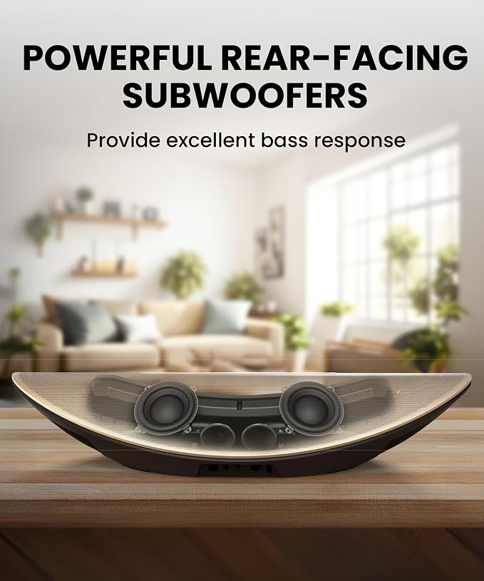 Cleer Crescent Smart Audio Bluetooth Speaker, 3 Hi-Res Audio Certified Sound - Image 4