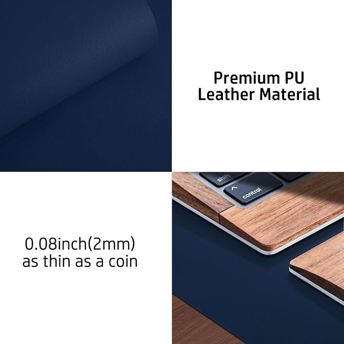 Aothia Leather Desk Pad Protector, Mouse Pad & Office Mat - Image 7