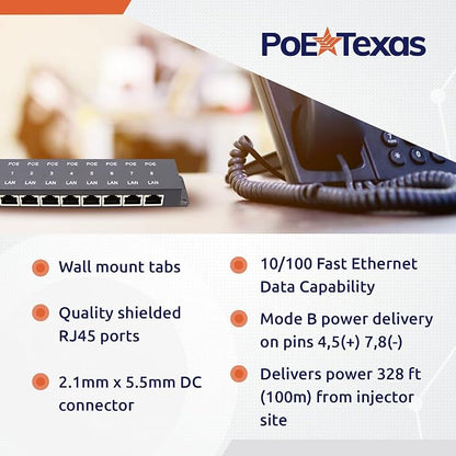 PoE Texas 8 Port Injector - Image 3