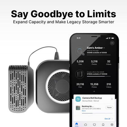 AmberPRO Personal Cloud Storage Device + AC2600 WiFi Router. Dual 1TB Hard - Image 6