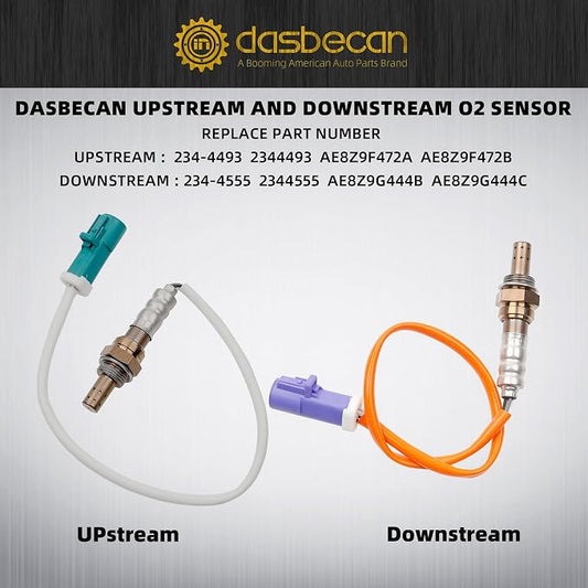 Dasbecan Oxygen O2 Sensor Set Upstream and Downstream Compatible - Image 2