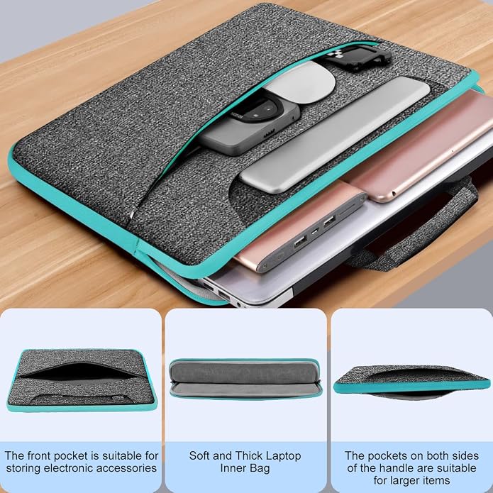 Universal Laptop Shoulder Bag 13-17.3 Inch Shockproof Briefcase - Image 3
