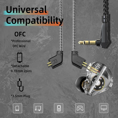 CCZ DC01 Pro Gaming Earbuds, Professional iem - Image 5