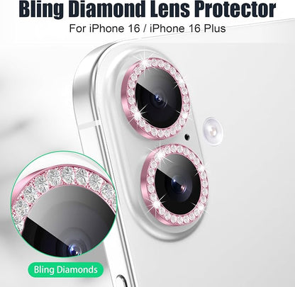 AGVEE 3+3 6 Pack for iPhone 16 6.1" / 16 Plus 6.7" Camera Lens Cover Protector - Image 4