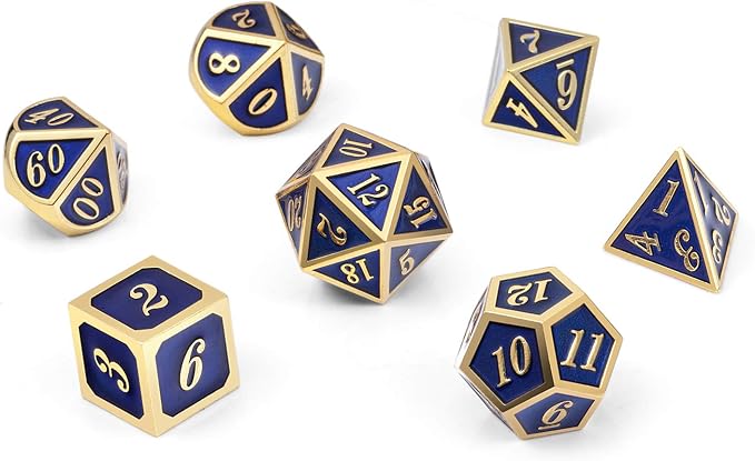 DnDnD Heavy Polyhedral Metal Dice Set - Image 7