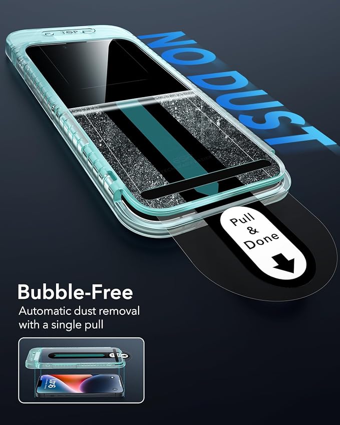 ESR 3 Pack for iPhone 16e/ iPhone 14/ iPhone 13/ iPhone 13 Pro Screen Protector - Image 4