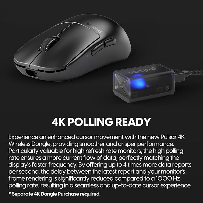 Pulsar Gaming Gears X2H Wireless Gaming Mouse, Ultra Lightweight 1.90 oz - Image 8