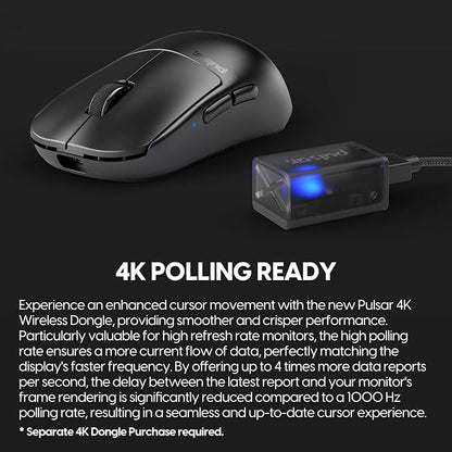 Pulsar Gaming Gears X2H Wireless Gaming Mouse, Ultra Lightweight 1.90 oz - Image 8