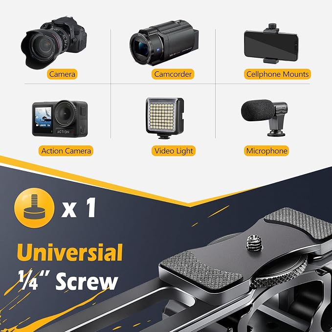 Zeadio Camera Video Rig Cage, Aluminum Filmmaking Movie Making Kit - Image 5