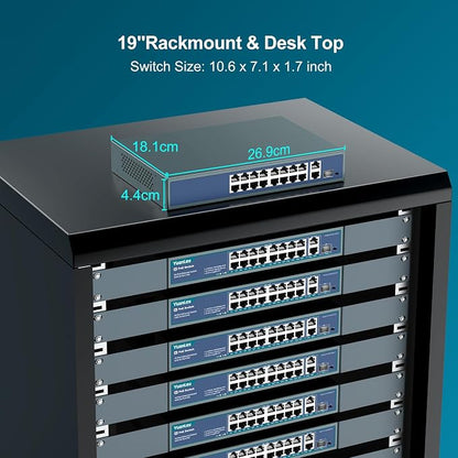 YuanLey 16 Port PoE Switch - Image 7