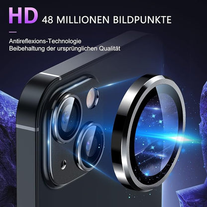 Uyiton for iPhone 14 /iPhone 14 Plus Camera Lens Protector, 9H Tempered Glass - Image 5