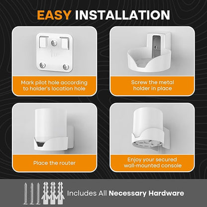 Bangcheer-Wall Mount for TP-Link, Deco X10 X20 X60 X50 X55 WiFi 6 Wall Mount - Image 4