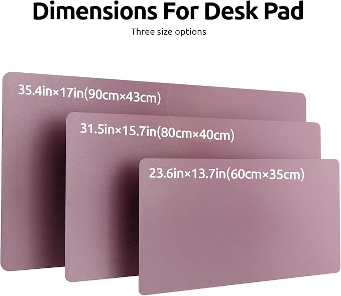 YSAGi Desk Pad, Desk Mat, Dual-Sided Desk Pad, 31.5" x 15.7" Laptop Leather - Image 8