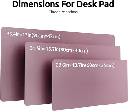 YSAGi Desk Pad, Desk Mat, Dual-Sided Desk Pad, 31.5" x 15.7" Laptop Leather - Image 8