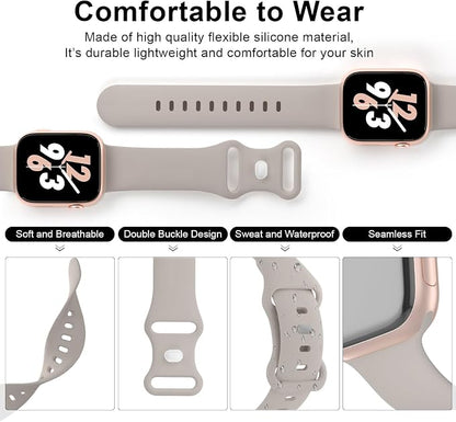 Sport Band Compatible with Apple Watch 38mm 40mm 41mm 42mm 44mm 45mm 46mm 49mm - Image 3