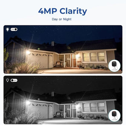 4MP Indoor Cameras for Home Security Outdoor, Home Security Camera System - Image 6