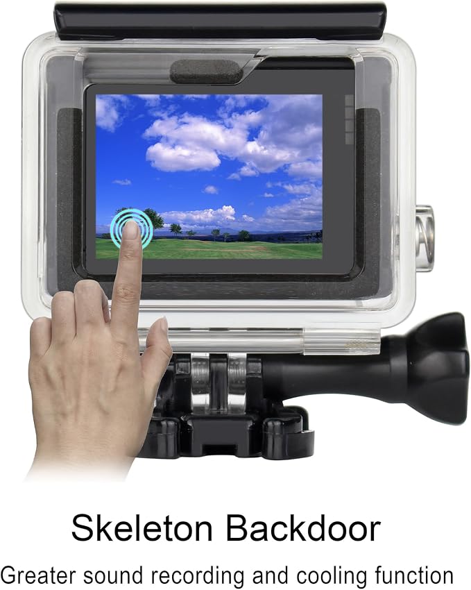 Skeleton Housing Case for GoPro Hero 4, Hero 3+, Hero 3 Action Camera Side Open - Image 5