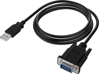SABRENT USB 2.0 to Serial DB-9 RS-232 Adapter Cable 6ft Cable by SABRENT