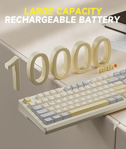 KI99 Pro 96% Wireless Mechanical Gaming Keyboard, Creamy Keyboard - Image 6