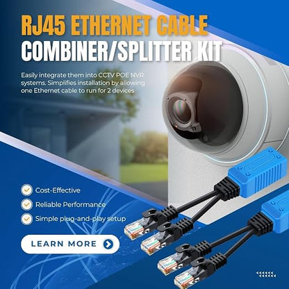 TNP RJ45 Ethernet Cable Combiner/Splitter Kit - Image 2