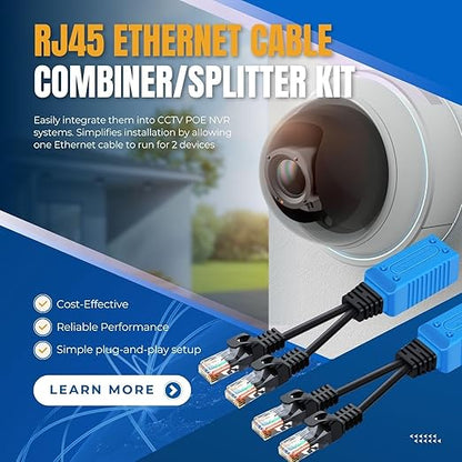 TNP RJ45 Ethernet Cable Combiner/Splitter Kit - Image 2