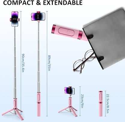 Selfie Stick Tripod, Foldable Cellphone Tripod - Image 2