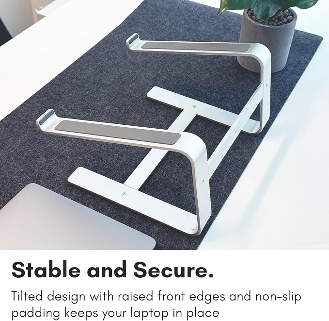 Macally Aluminum Laptop Stand for Desk - Image 2