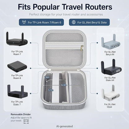Case Compatible with TP-Link BE3600 Wi-Fi 7 |6 Portable Travel Router - Image 3