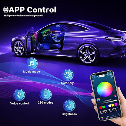 Dreamcolor Acrylic Interior Car LED Strip Light - Image 4
