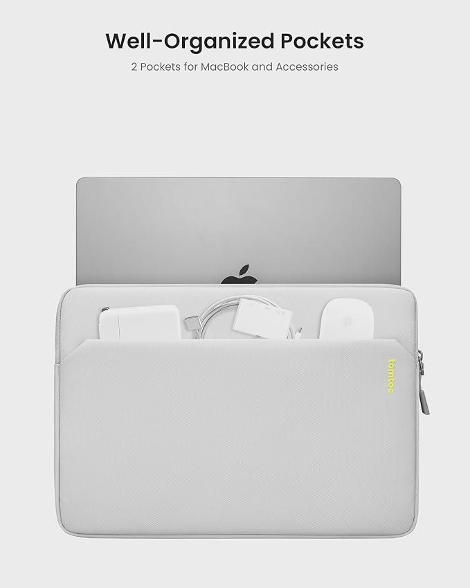 tomtoc Slim Laptop Sleeve for 14-inch MacBook Pro M4/M3/M2/M1 Pro/Max 2024-2021 - Image 2