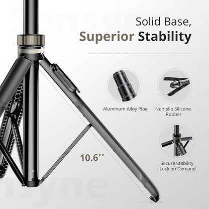 Sensyne 72" Extendable Tripod for iPhone & Selfie Stick - Image 6