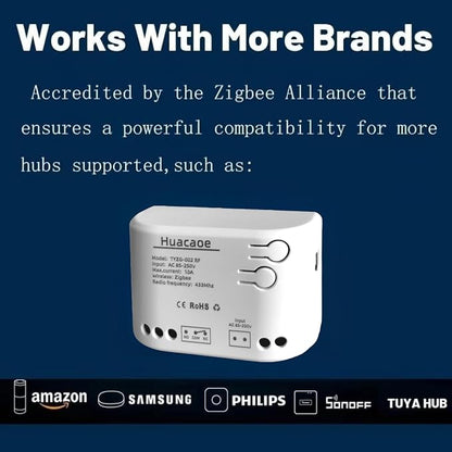 Zigbee 1CH AC 85-250V USB 5V Relay Smart Switch Module, Wireless APP Remote - Image 9
