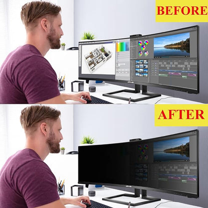 34 Inch Privacy Screen Filter for 21:9 Ultrawide Curved Monitor | Privacy - Image 6