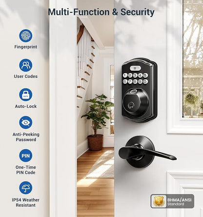 Veise Fingerprint Door Lock - Image 5