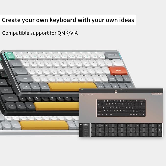 nuphy Air60 V2 Portable Wireless Keyboard 60% Low Profile Mechanical Keyboard - Image 4