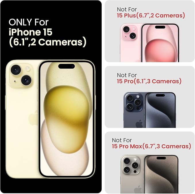 FireNova Designed for 15 Case, Silicone Upgraded Phone Case with, Soft - Image 6