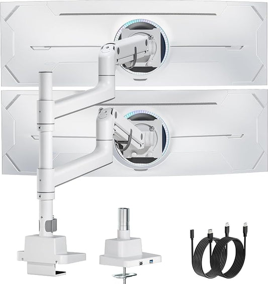 monTEK 17-57 Inch Dual Ultrawide Monitor Arm by monTEK