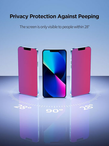 Compatible for iPhone 12/iPhone 12 Pro Privacy Screen Protector Tempered Glass - Image 3