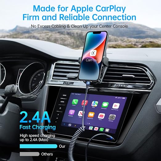 iPhone Charger Cable for Car 3FT, Retractable Charging Cord Compatible - Image 2